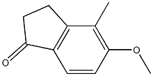 5-Methoxy-4-methyl-indan-1-one Struktur