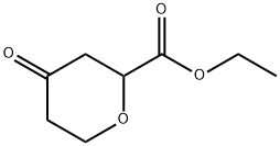 4-氧代四氢吡喃-2-甲酸乙酯, 287193-07-1, 结构式