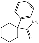 1-Phenyl-cyclohexanecarboxylic acid amide Structure