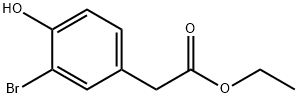 ethyl 2-(3-bromo-4-hydroxyphenyl)acetate Structure
