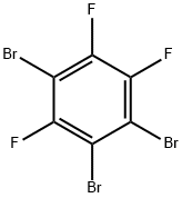 1,2,4-Tribromo-3,5,6-trifluoro-benzene,2914-47-8,结构式