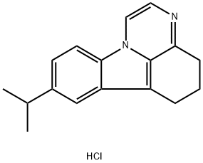 8-(Propan-2-yl)-5,6-dihydro-4H-pyrazino[3,2,1-jk]carbazole hydrochloride