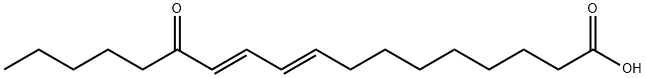 13-氧-(9E,11E)-十八碳二烯酸, 29623-29-8, 结构式