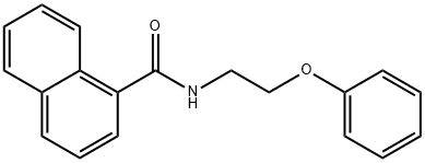 297137-94-1 N-(2-phenoxyethyl)naphthalene-1-carboxamide