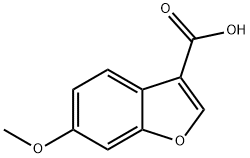 6-甲氧基苯并呋喃-3-羧酸,29822-97-7,结构式