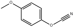 对甲氧基苯酚氰酯,2983-74-6,结构式