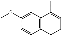 6-methoxy-4-methyl-1,2-dihydronaphthalene,30021-91-1,结构式