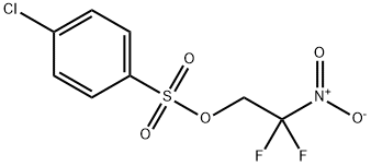2,2-difluoro-2-nitroethyl 4-chlorobenzenesulfonate Structure