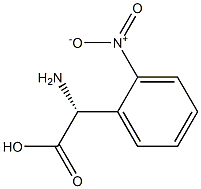 (2R)-2-AMINO-2-(2-NITROPHENYL)ACETIC ACID Structure