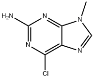 6-CHLORO-9-METHYL-9H-PURIN-2-AMINE 结构式