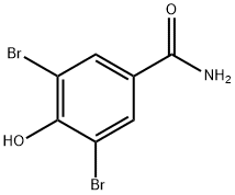 Benzamide, 3,5-dibromo-4-hydroxy- Struktur
