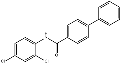 N-(2,4-dichlorophenyl)-4-biphenylcarboxamide,303771-24-6,结构式