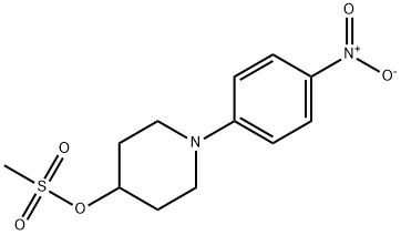 1-(4-nitrophenyl)piperidin-4-yl methanesulfonate Struktur