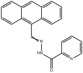 N'-(9-anthrylmethylene)-2-pyridinecarbohydrazide Struktur