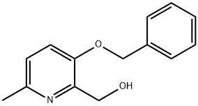 (3-(benzyloxy)-6-methylpyridin-2-yl)methanol 结构式