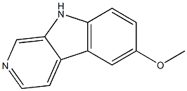 6-甲氧基-9H-吡啶并[3,4-B]吲哚, 30684-42-5, 结构式