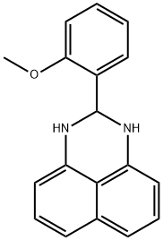 2-(2-Methoxy-phenyl)-2,3-dihydro-1H-perimidine Struktur