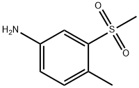 4-methyl-3-(methylsulfonyl)aniline Structure