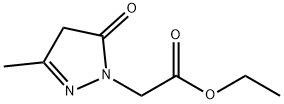 ethyl 2-(3-methyl-5-oxo-4,5-dihydropyrazol-1-yl)acetate Structure