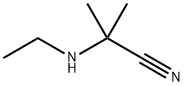 2-(ethylamino)-2-methylpropanenitrile Structure