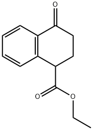 ethyl 4-oxo-1,2,3,4-tetrahydronaphthalene-1-carboxylate 结构式