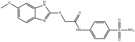 312587-08-9 2-[(5-methoxy-1H-benzimidazol-2-yl)sulfanyl]-N-(4-sulfamoylphenyl)acetamide