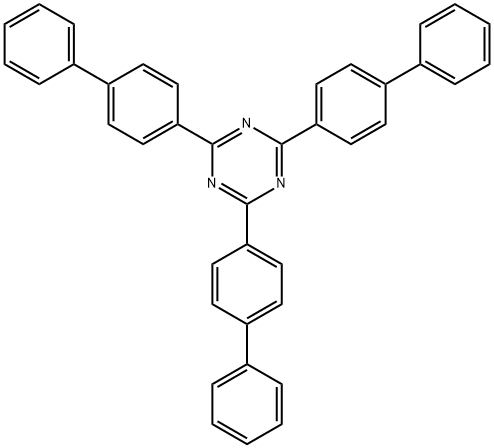 1,3,5-Triazine, 2,4,6-tris[1,1'-biphenyl]-4-yl-
 Struktur