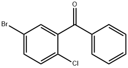 (5-bromo-2-chlorophenyl)phenylmethanone Structure