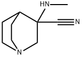 3-(methylamino)quinuclidine-3-carbonitrile Struktur