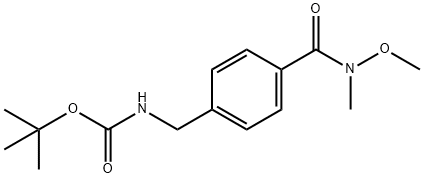 tert-butyl 4-(methoxy(methyl)carbamoyl)benzylcarbamate
