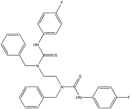 314766-62-6 1,1'-ethane-1,2-diylbis[1-benzyl-3-(4-fluorophenyl)(thiourea)]