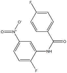 4-fluoro-N-(2-fluoro-5-nitrophenyl)benzamide,316142-30-0,结构式