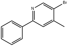5-溴-4-甲基-2-苯基-吡啶 结构式