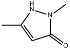 2,5-Dimethyl-1H-pyrazol-3(2H)-one Structure