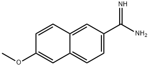 6-methoxynaphthalene-2-carboximidamide Struktur