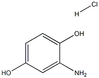 2-Aminobenzene-1,4-diol Hydrochloride,32190-95-7,结构式