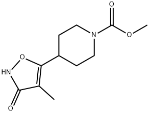 Methyl 4-(3-hydroxy-4-methylisoxazol-5-yl)piperidine-1-carboxylate Structure