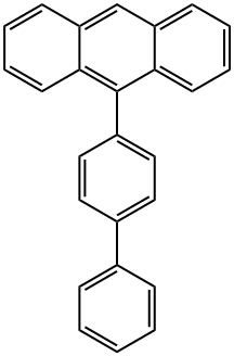 9-([1,1'-ビフェニル]-4-イル)アントラセン 化学構造式