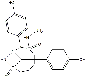 N'~1~,N'~6~-bis[(E)-(4-hydroxyphenyl)methylidene]hexanedihydrazide Struktur