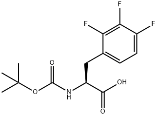 N-BOC-2,3,4-TRIFLUORO-L-PHENYLALANINE Structure