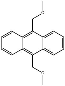 9,10-二甲氧基甲基蒽 结构式