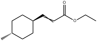 Trans-Ethyl 3-(4-Methylcyclohexyl)Acrylate Structure