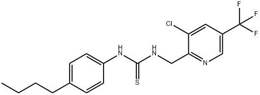 326815-24-1 1-(4-Butylphenyl)-3-((3-chloro-5-(trifluoromethyl)pyridin-2-yl)methyl)thiourea