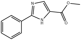 甲基 2-苯基-1H-咪唑-4-甲酸基酯, 32682-99-8, 结构式