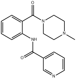 N-{2-[(4-methylpiperazin-1-yl)carbonyl]phenyl}pyridine-3-carboxamide Struktur
