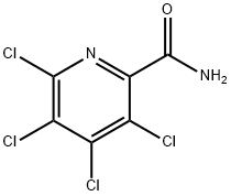 3,4,5,6-TETRACHLORO-PYRIDINE-2-CARBOXYLIC ACID AMIDE 结构式
