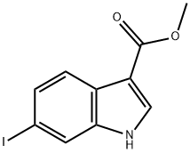 methyl 6-iodo-1H-indole-3-carboxylate Struktur