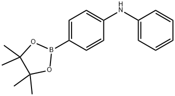 N-phenyl-4-(4,4,5,5-tetramethyl-1,3,2-dioxaborolan-2-yl)aniline Structure