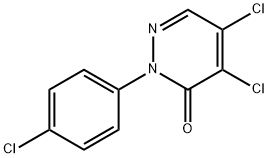 4,5-Dichloro-2-(4-Chlorophenyl)-2,3-Dihydropyridazin-3-One Structure