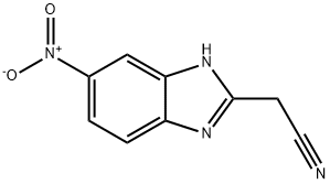 2-(Cyanomethyl)-5-nitrobenzimidazole Structure